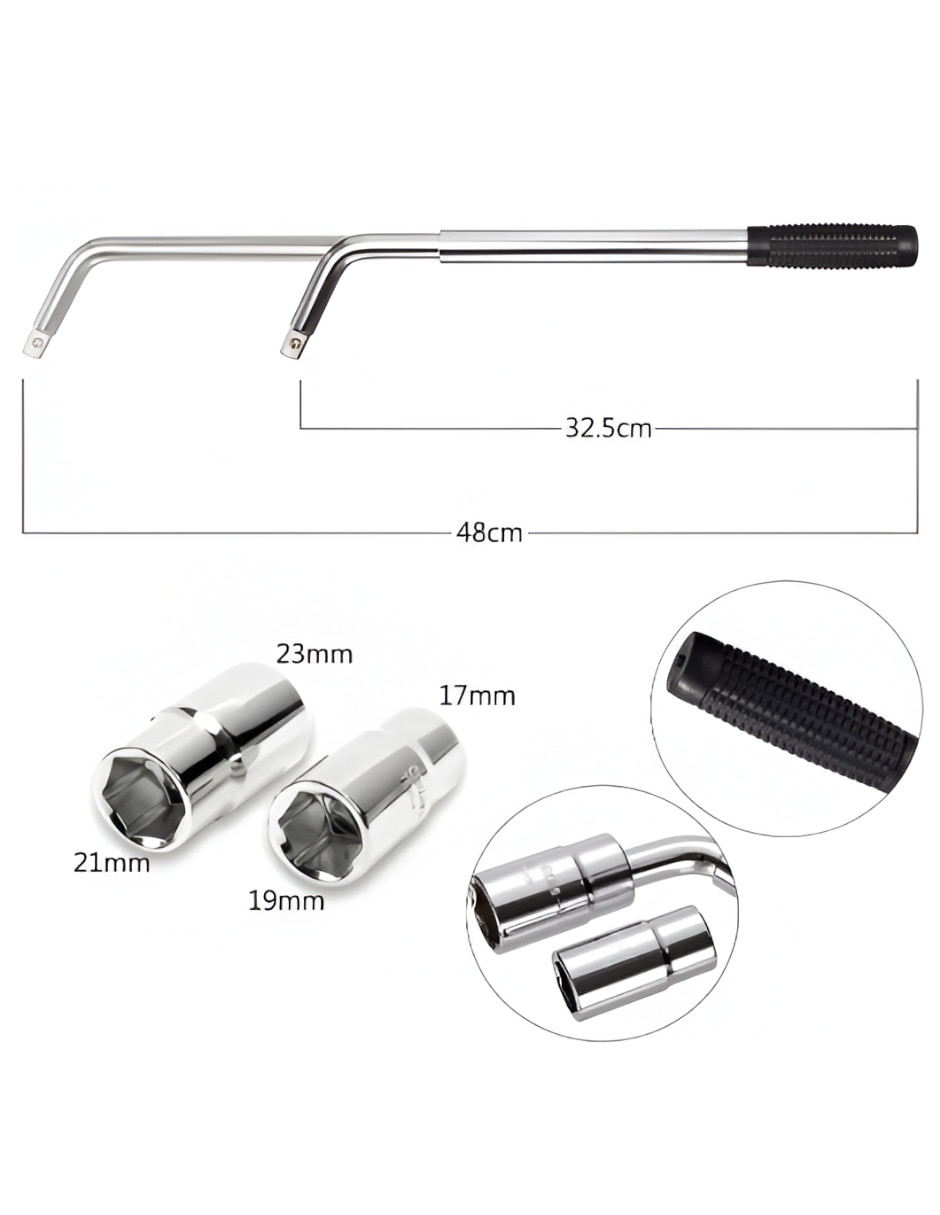 Llave de cruz XTELLAR punta cuadrada