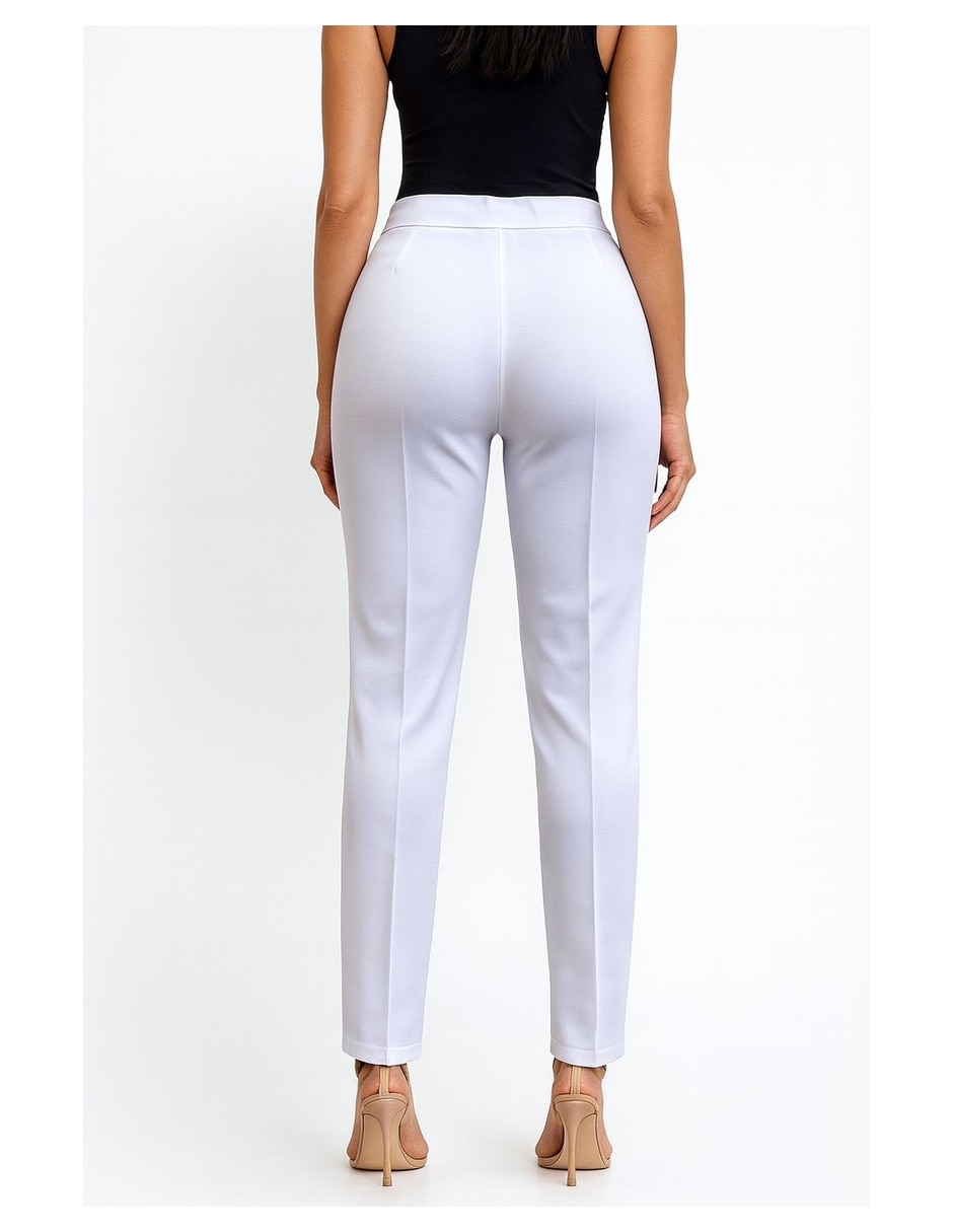 Pantalón regular recto para mujer 4
