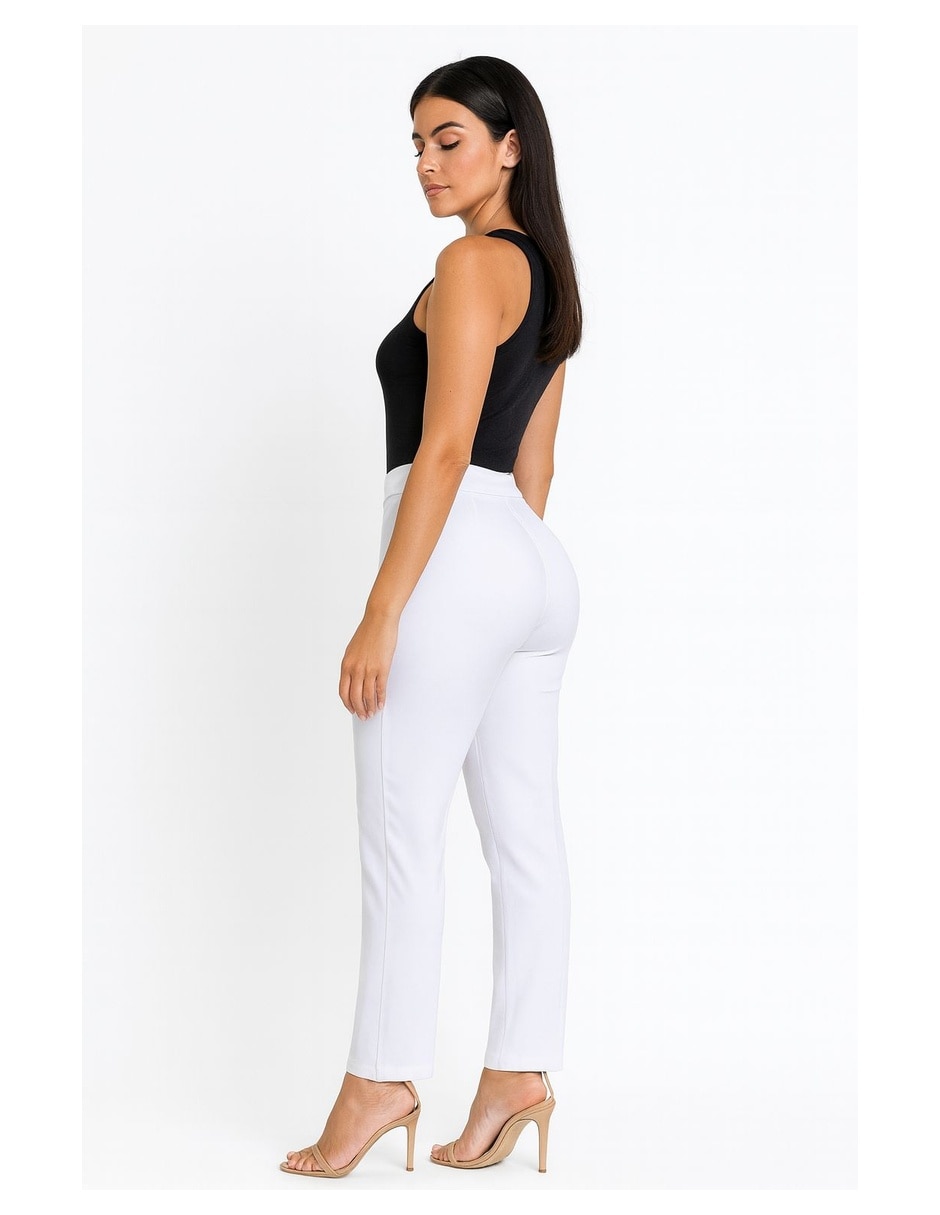 Pantalón regular recto para mujer 5
