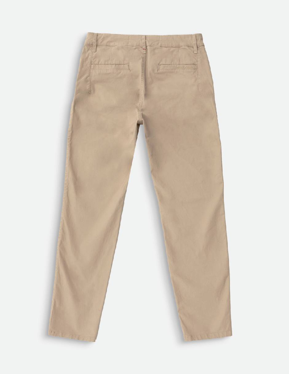 Pantalón casual chino slim tipo chino de algodón para hombre 2