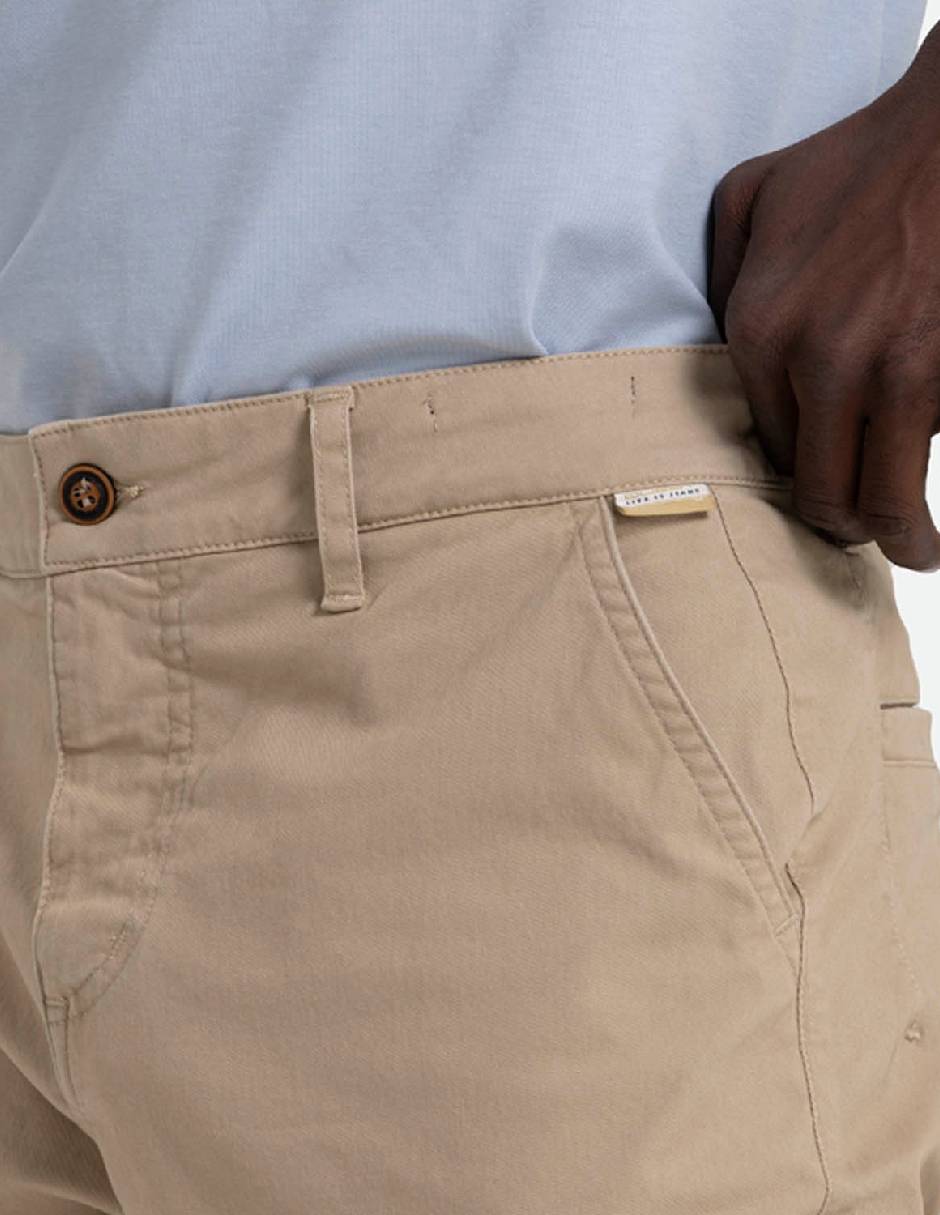 Pantalón casual chino slim tipo chino de algodón para hombre 3