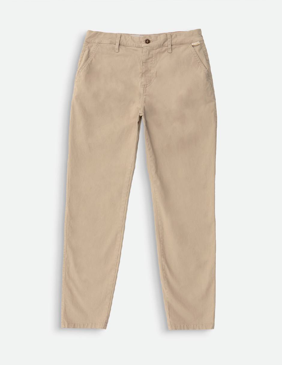 Pantalón casual chino slim tipo chino de algodón para hombre 6