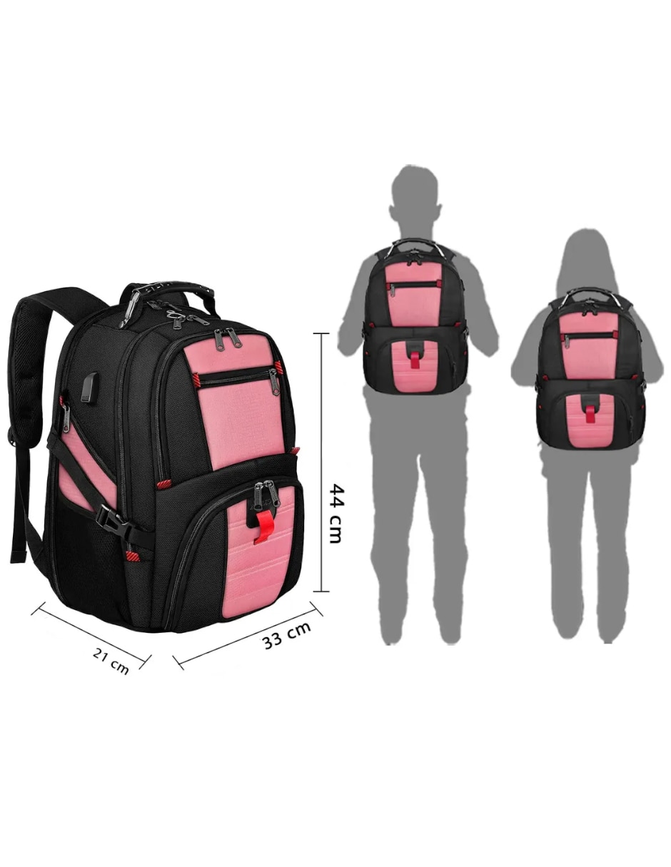 Mochila con portalaptop impermeable unisex 5