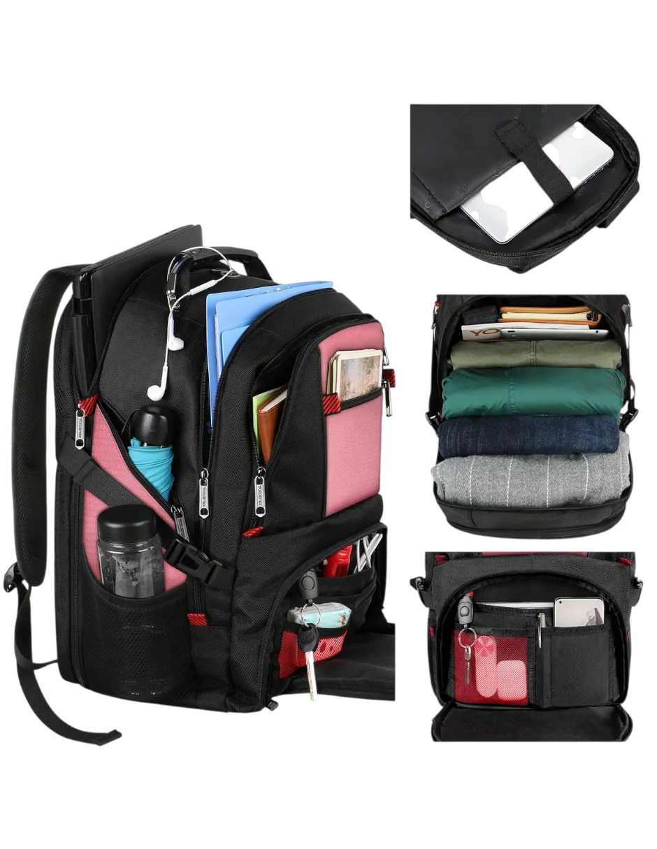Mochila con portalaptop impermeable unisex 3