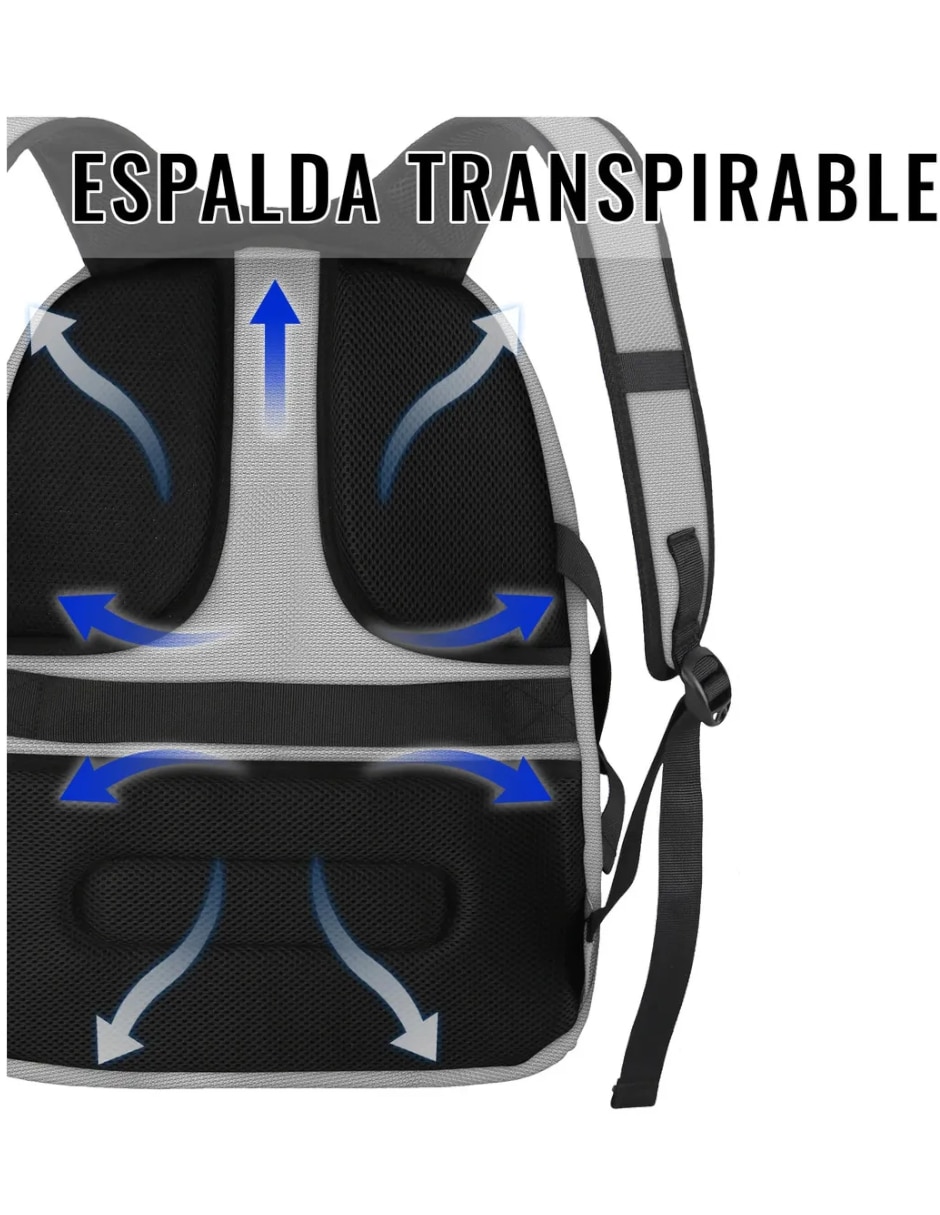 Mochila con portalaptop impermeable unisex 2