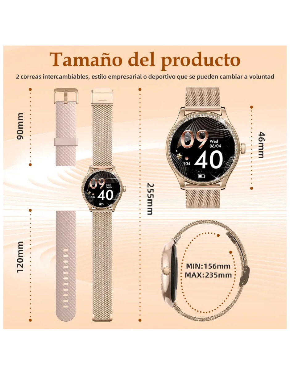 Smartwatch para mujer con GPS 5