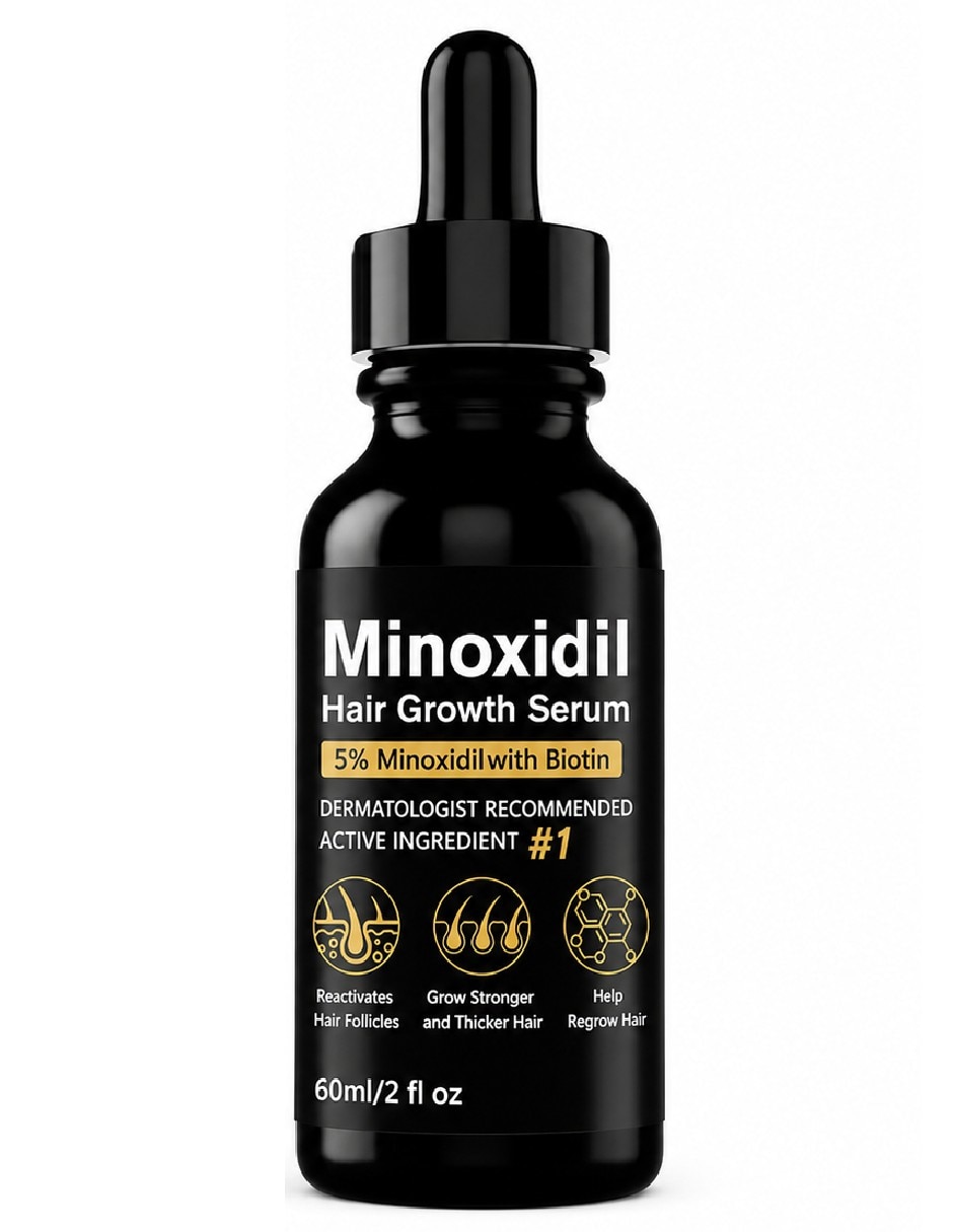 Sérum capilar para cabello minoxidil 5% anticaída Genérica todo tipo de piel