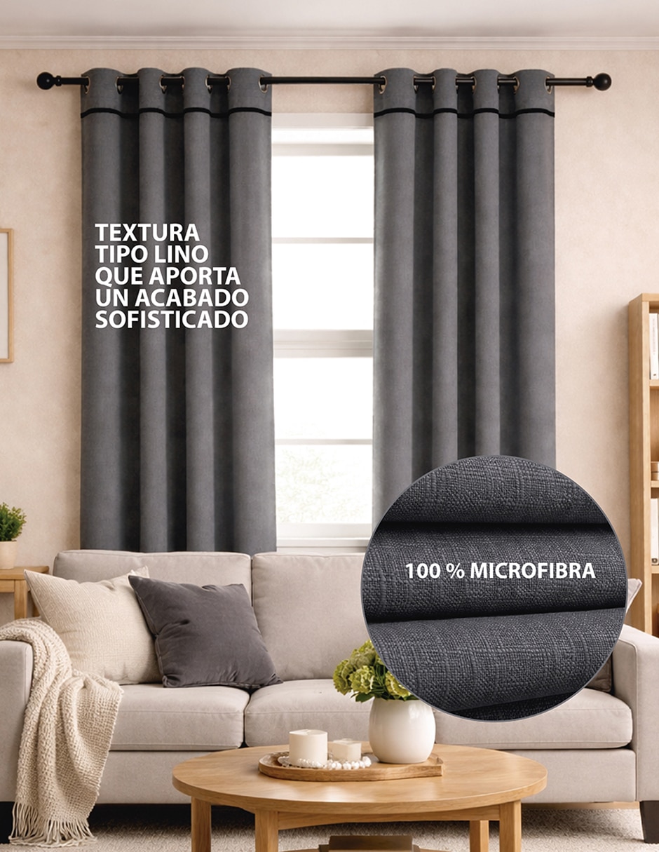 Set cortina Black out 6