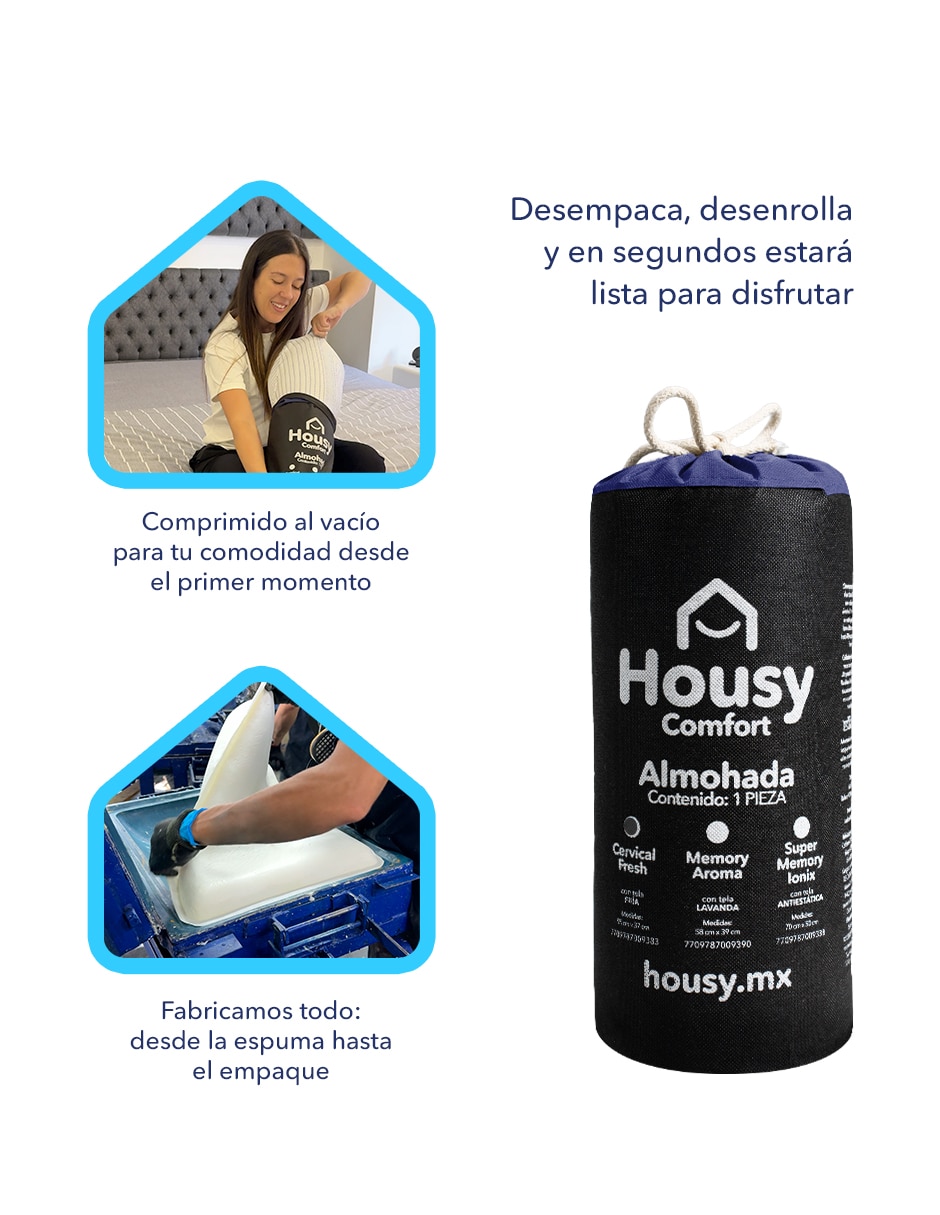 Almohada Cervical Fresh firmeza media 4