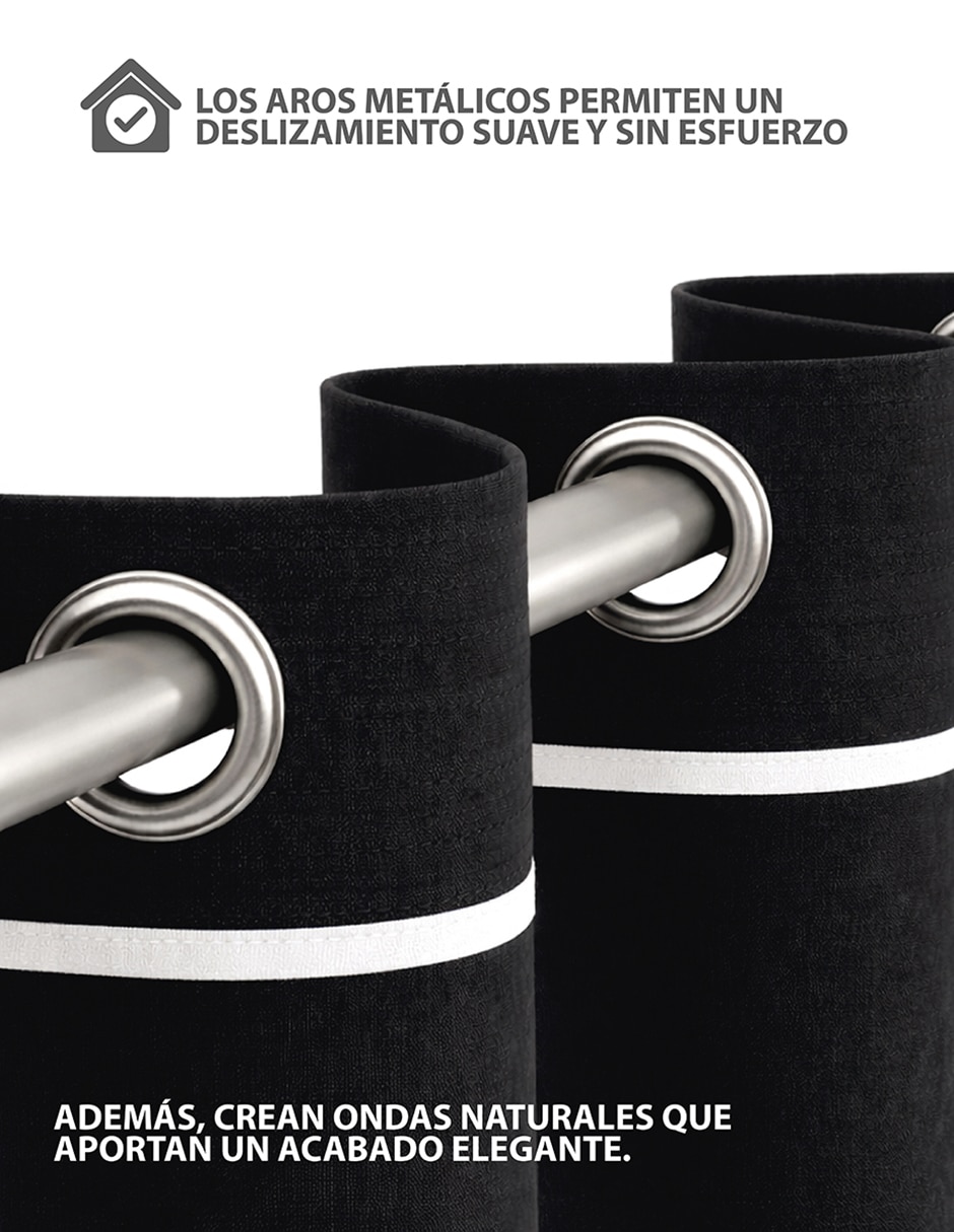 Set cortina Black out 3