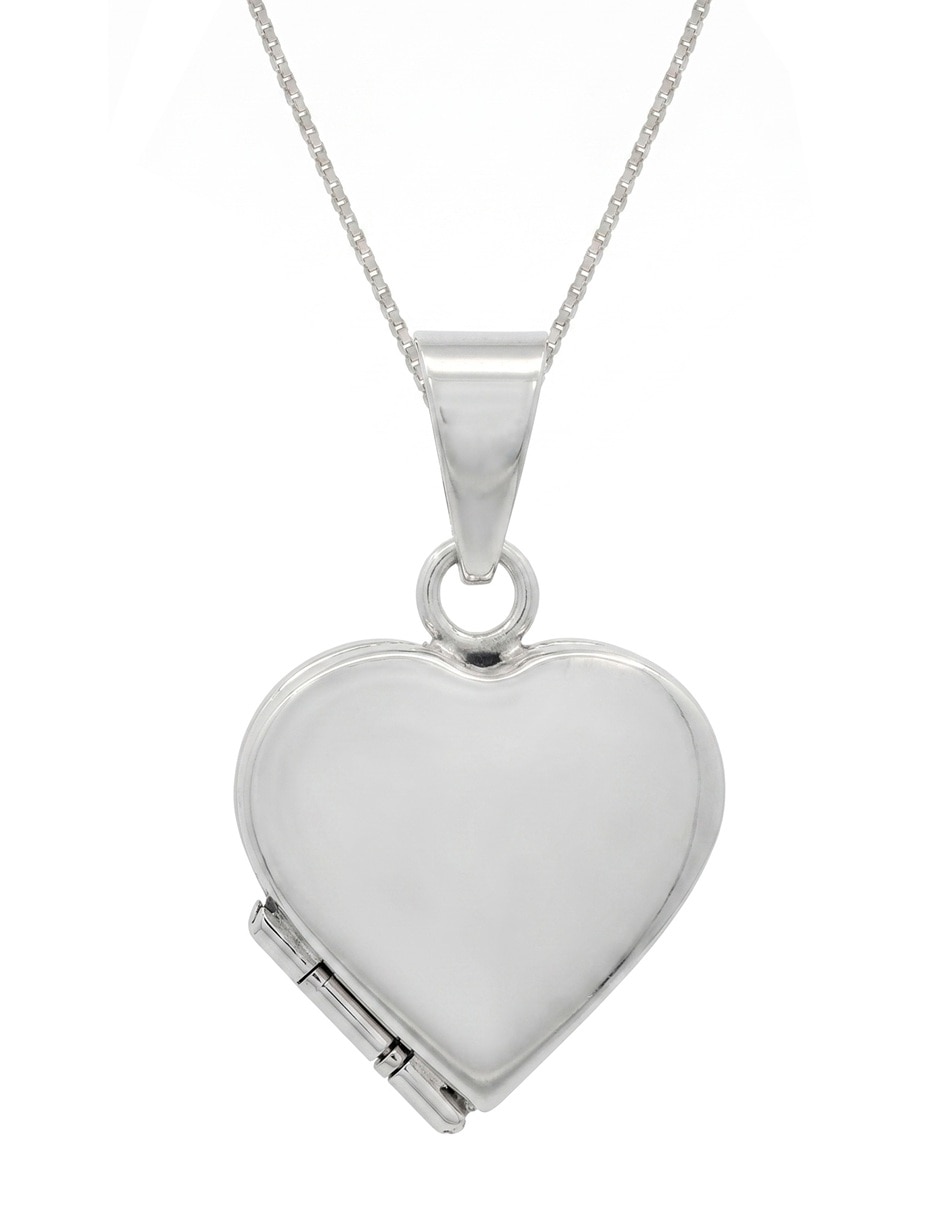 Relicario de corazón de plata P 925
