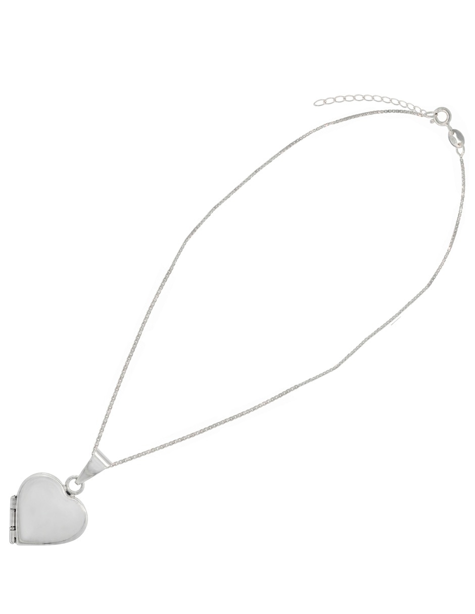Relicario de corazón de plata P 925 4