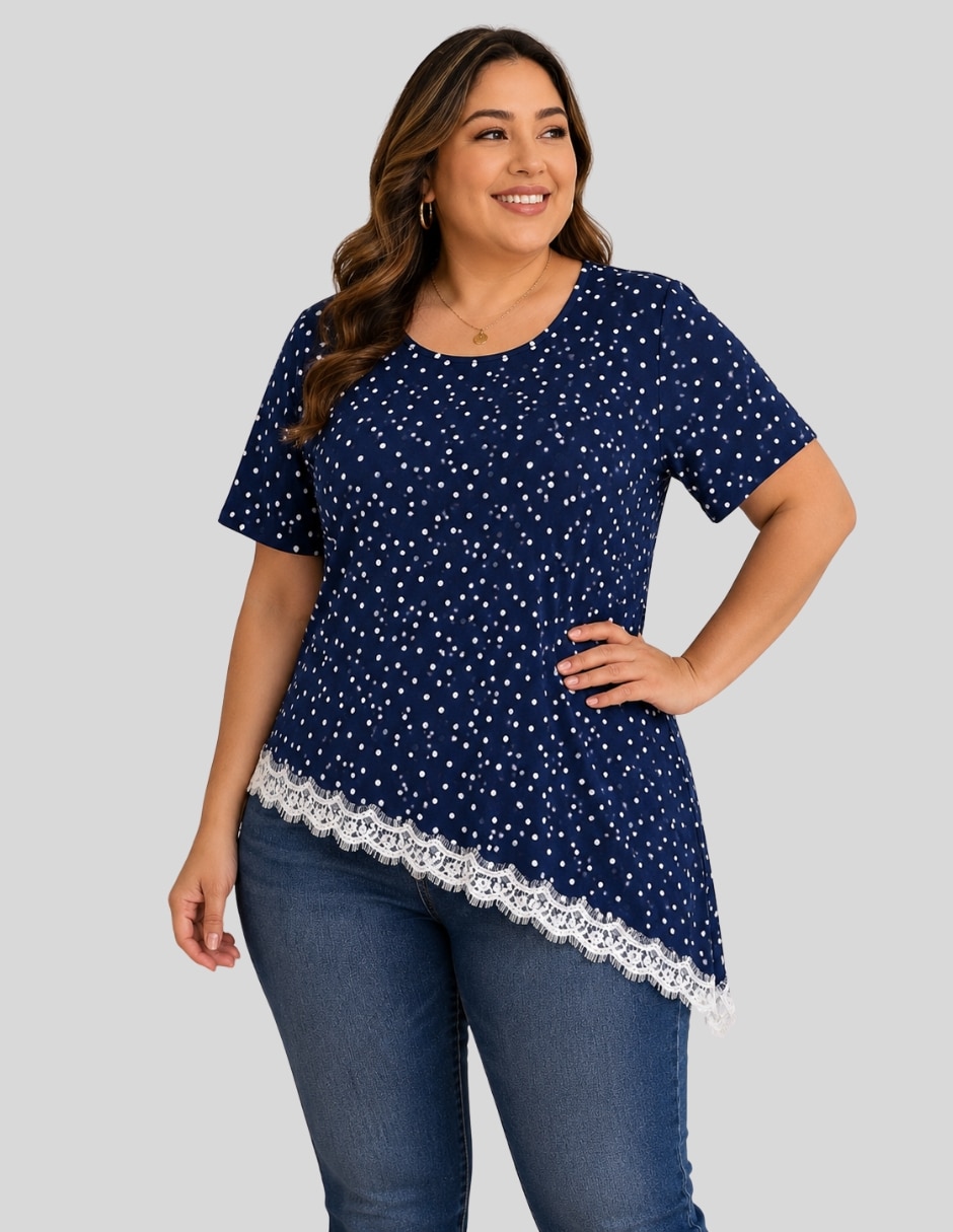 Blusa yaretni manga corta para mujer Blusa yaretni manga corta para mujer