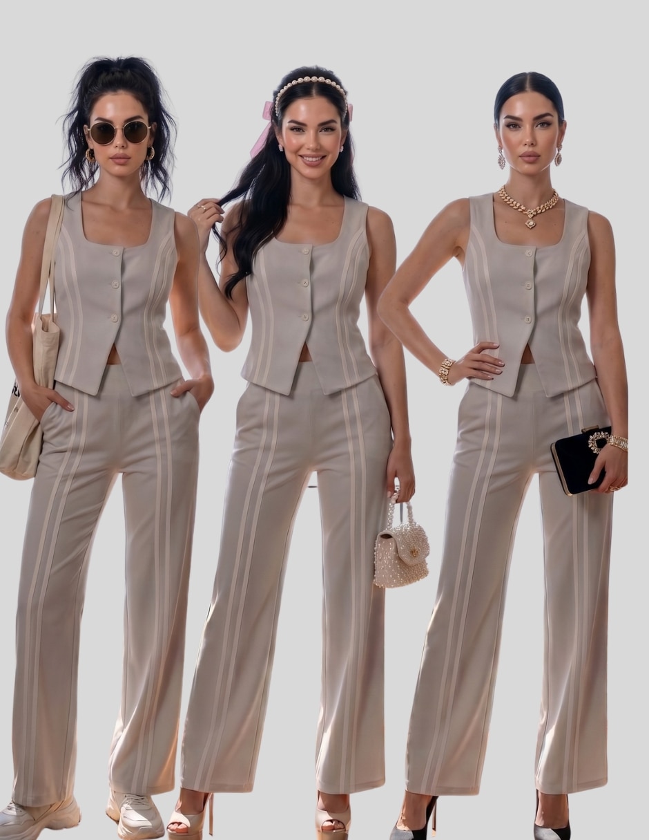 Conjunto formal malabis para mujer
