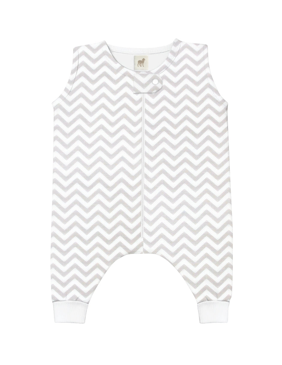Saco de dormir nap chevron gris unisex