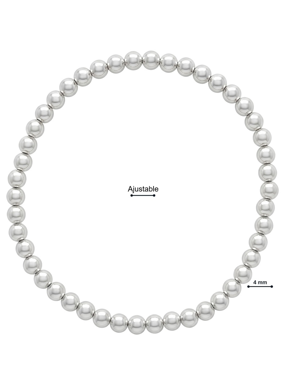 Pulsera de plata P 925 acabado pulido 6
