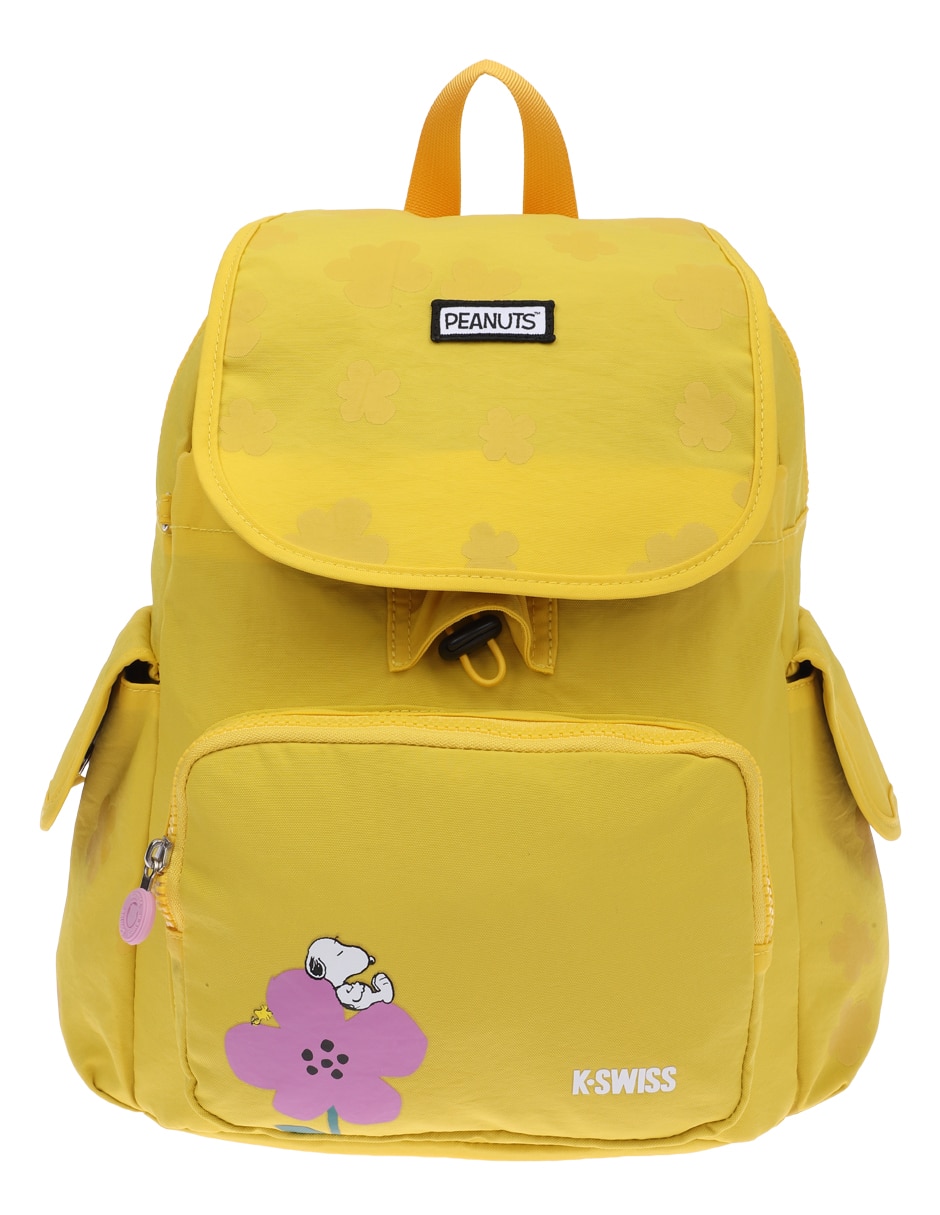 Mochila esolar Snoopy K-Swiss Peaflama para niña