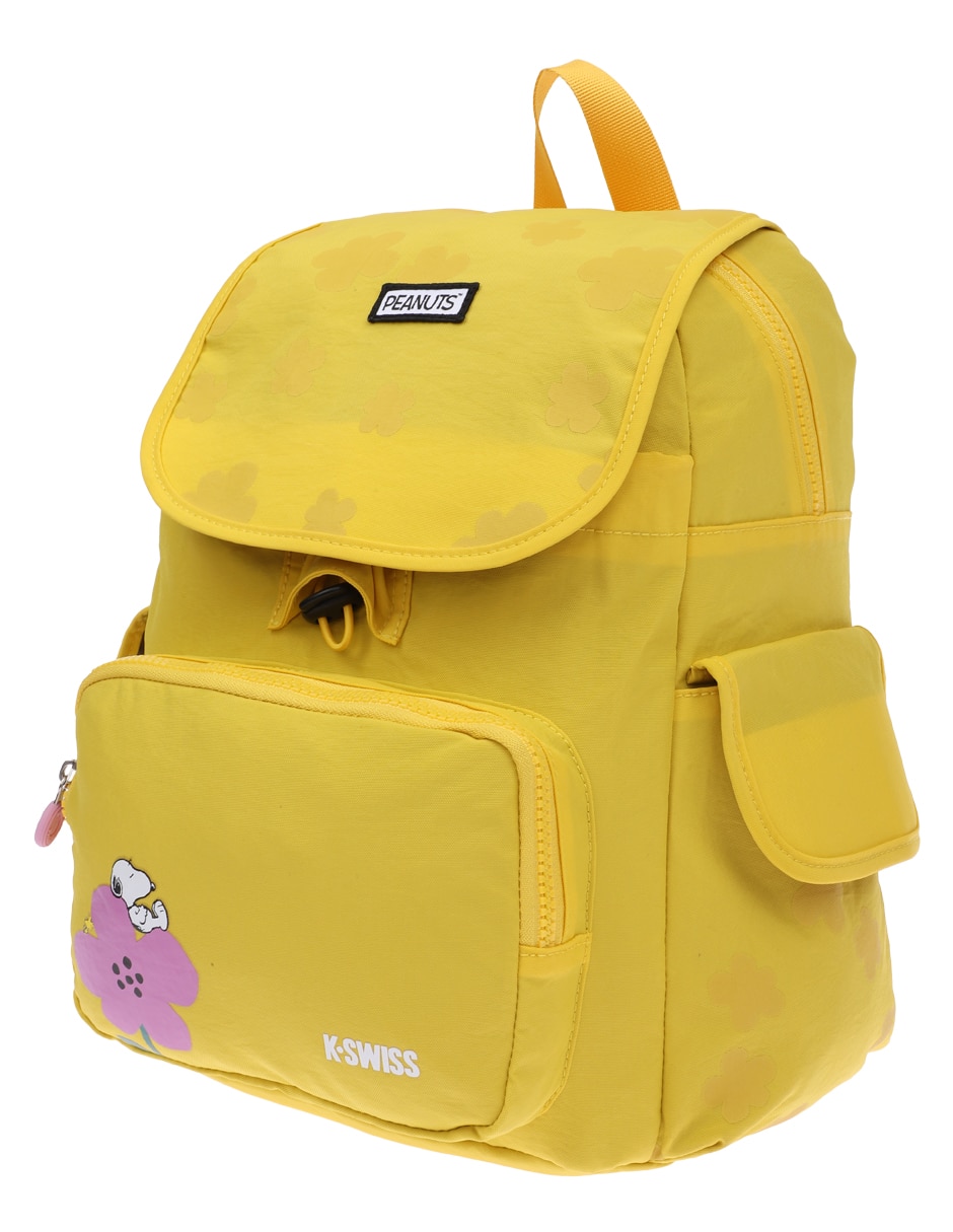 Mochila esolar Snoopy K-Swiss Peaflama para niña