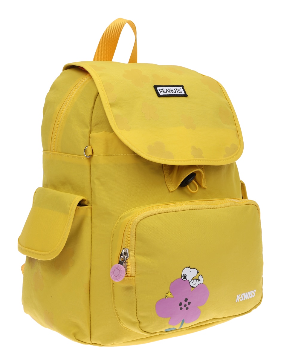 Mochila esolar Snoopy K-Swiss Peaflama para niña