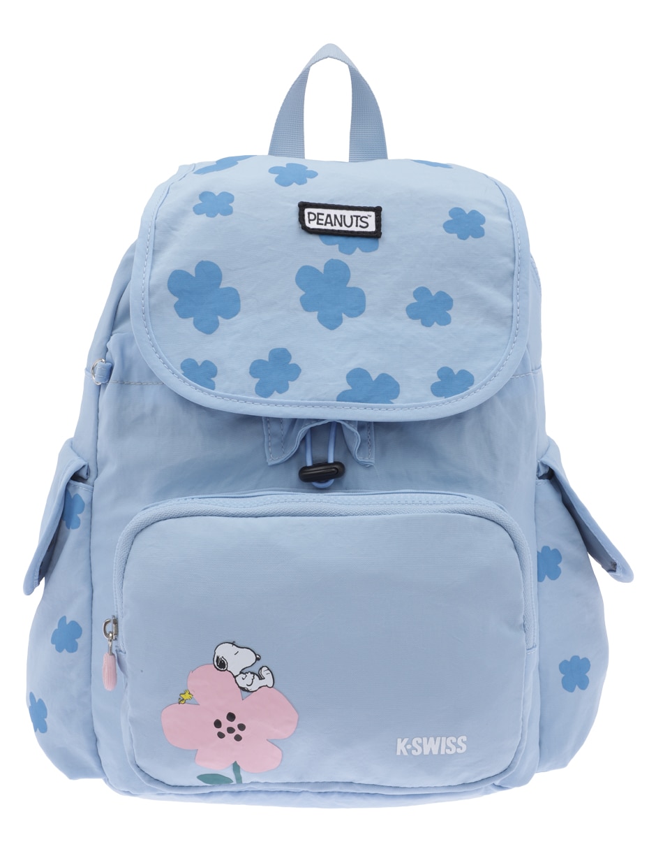 Mochila esolar Snoopy K-Swiss Peaflama para niña