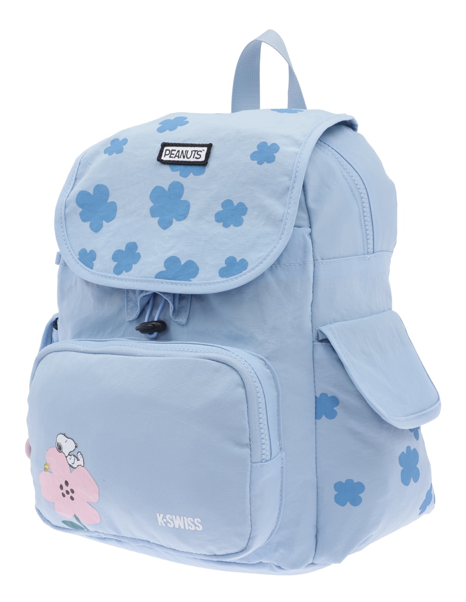Mochila esolar Snoopy K-Swiss Peaflama para niña