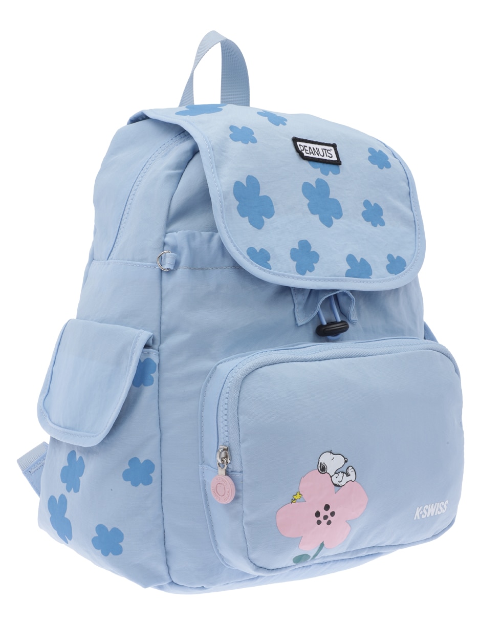Mochila esolar Snoopy K-Swiss Peaflama para niña