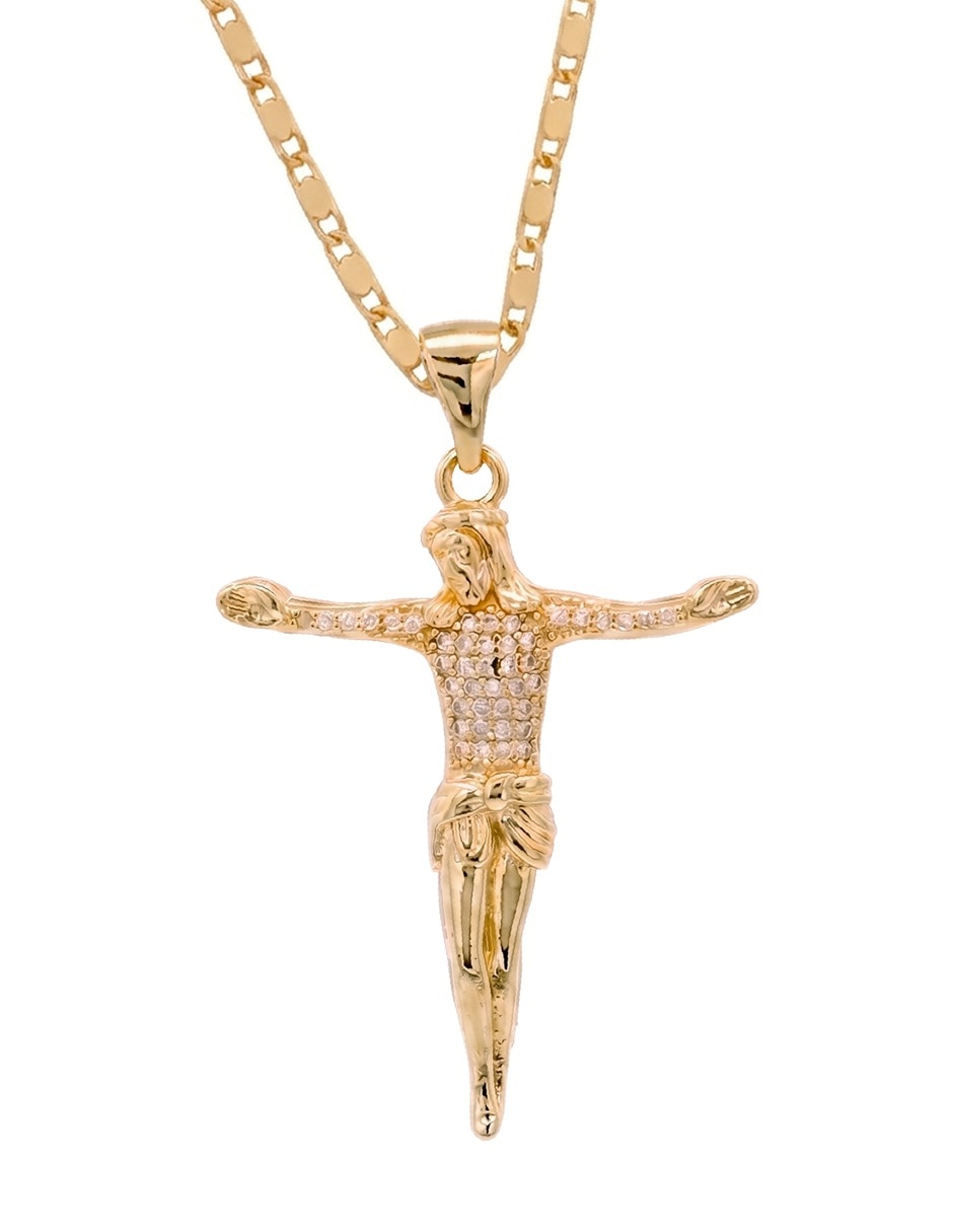 Gargantilla Jesucristo de Cruz de 18 k Gargantilla Jesucristo de Cruz de 18 k