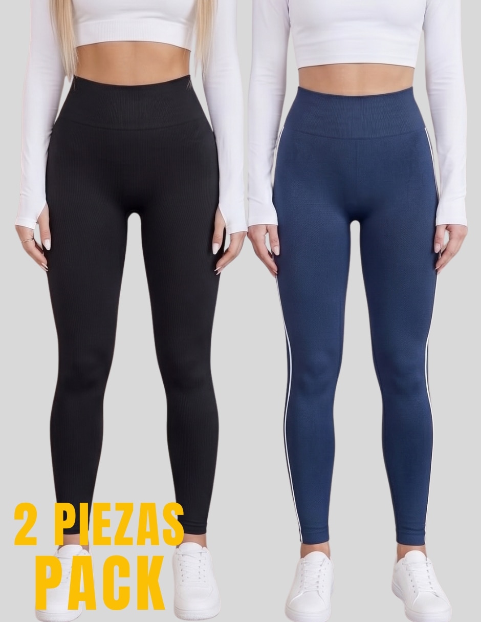 Legging deportivos a la cintura alta con elástico para mujer 4