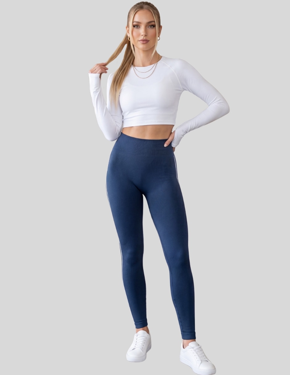 Legging deportivos a la cintura alta con elástico para mujer 9