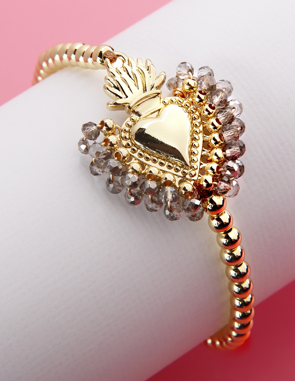 Pulsera Yoiko con cristal Milagrito Glow acabado