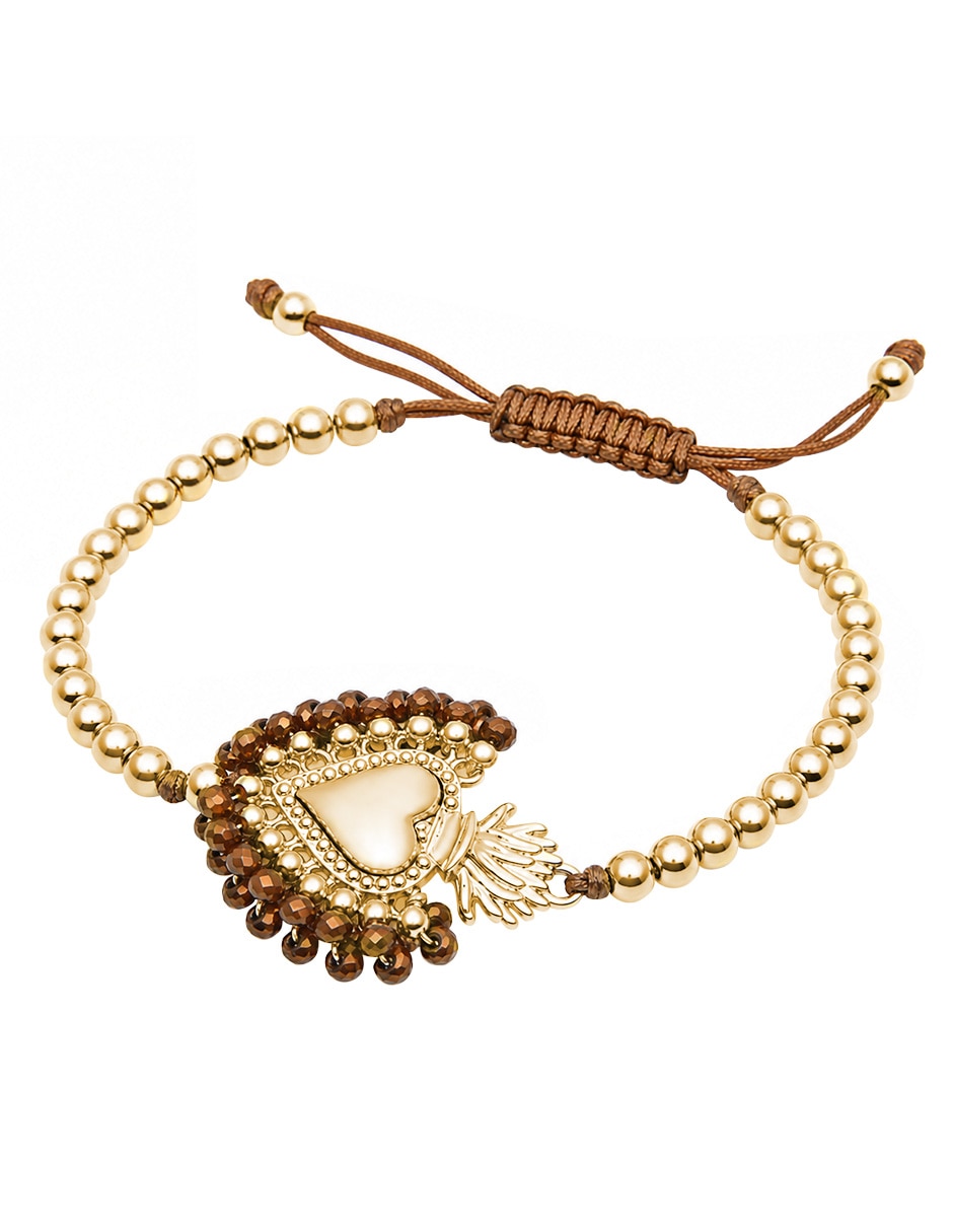 Pulsera con cristal Milagrito Glow acabado 2