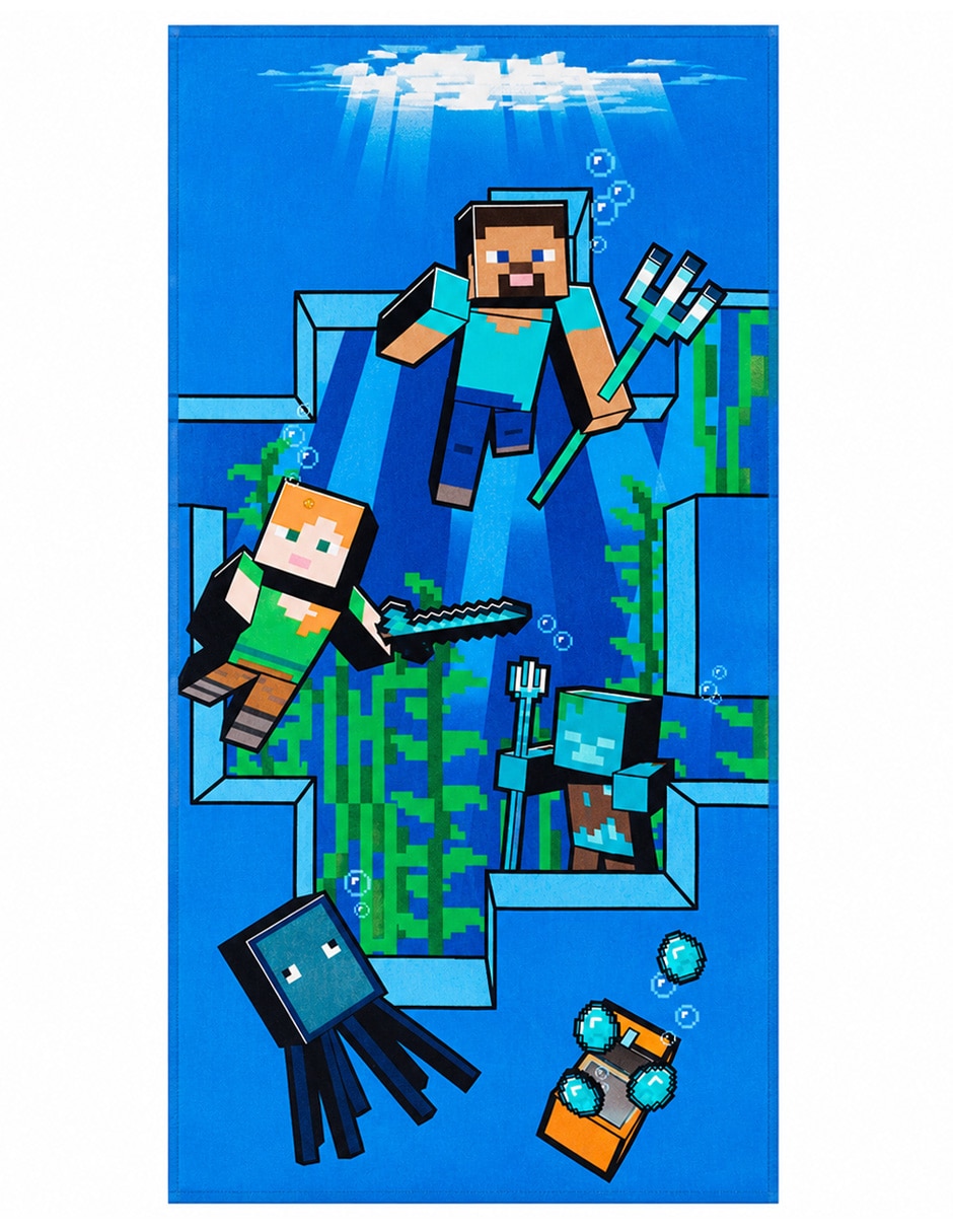 Toalla Minecraft de algodón 8