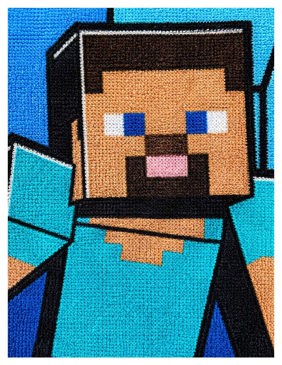 Toalla Minecraft de algodón 6