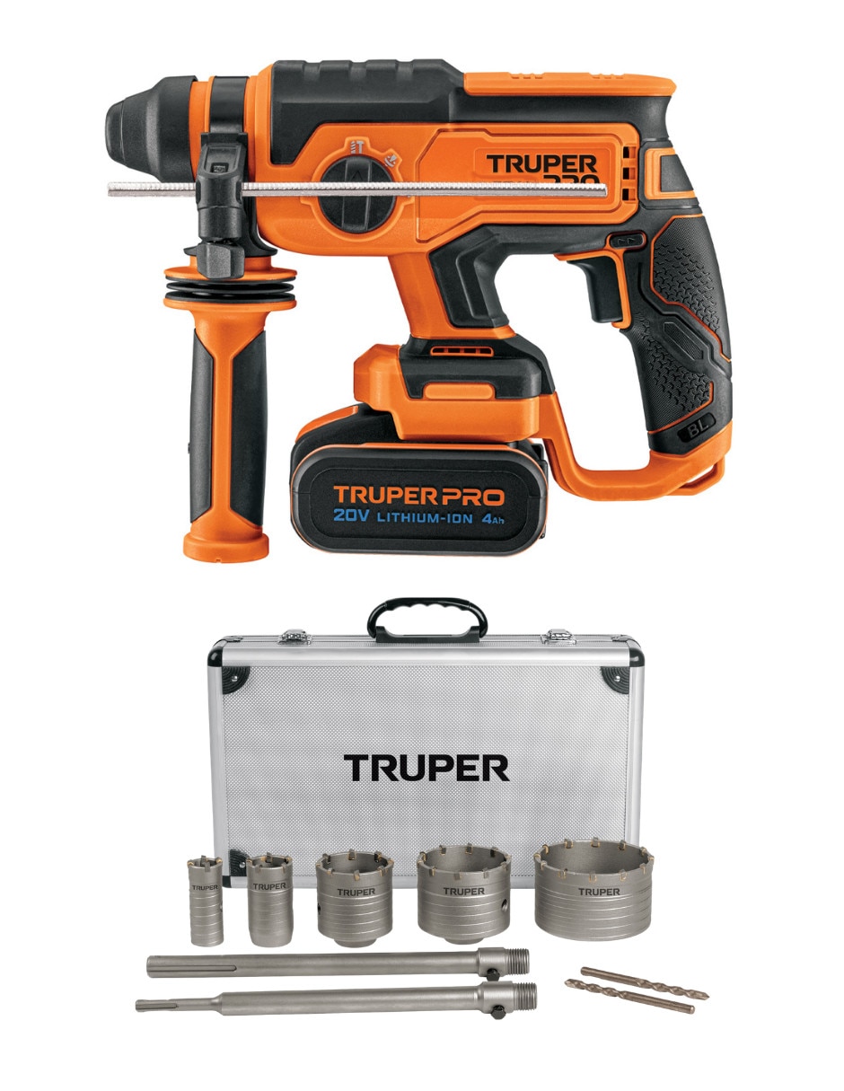 Rotomartillo y brocas Truper ROEI20A-JBS-9C 1 HP 2 piezas