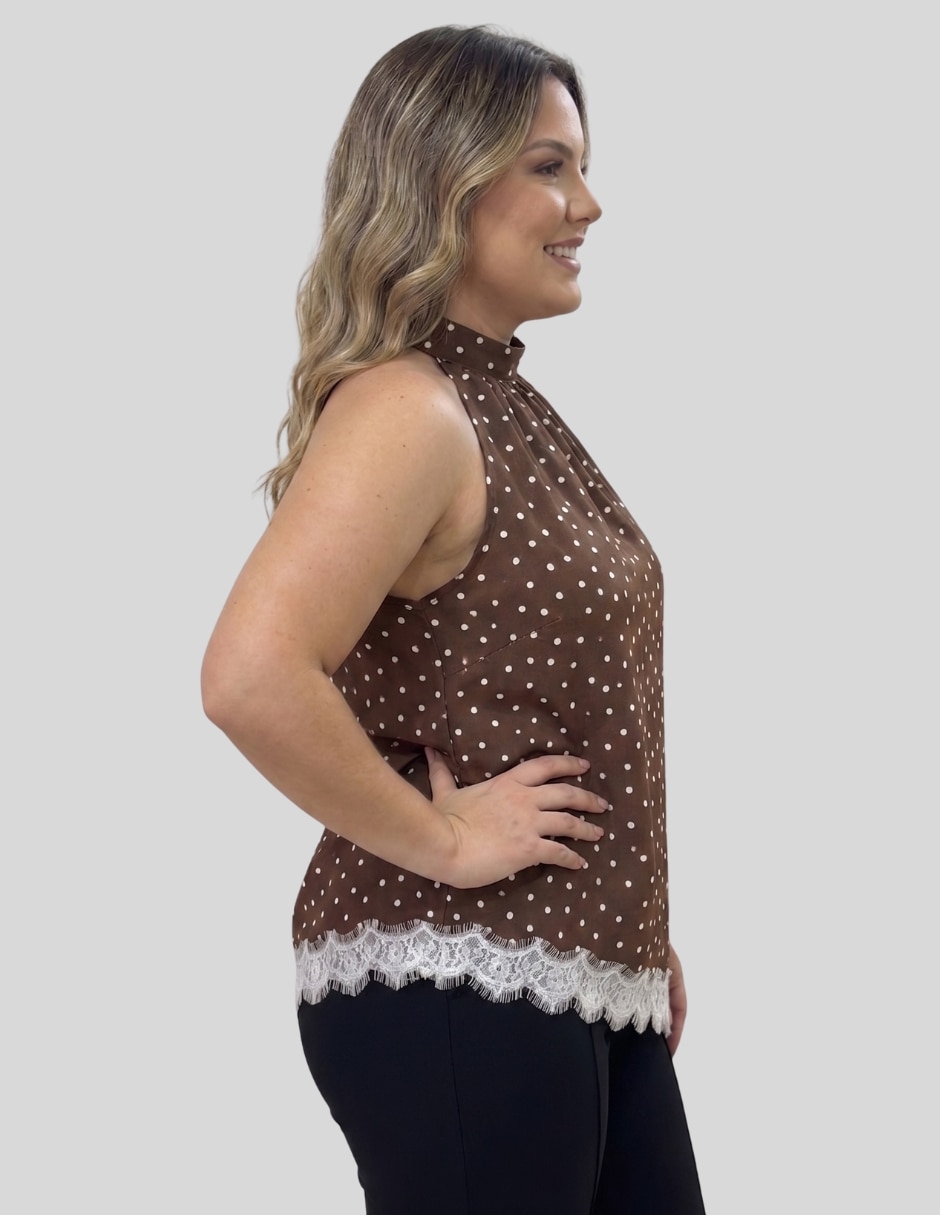 Blusa yaretni sin manga para mujer