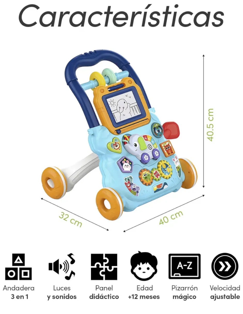 Andadera 2 en 1 unisex 5