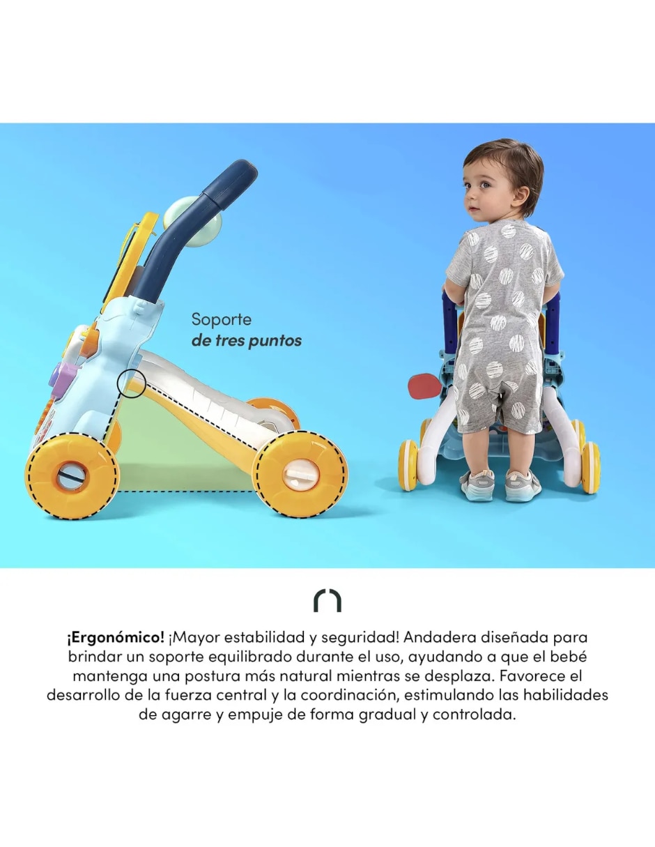 Andadera 2 en 1 unisex 2