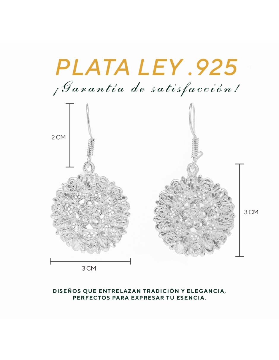Aretes cortos Vanguardia Joyera de plata P 925 circonita