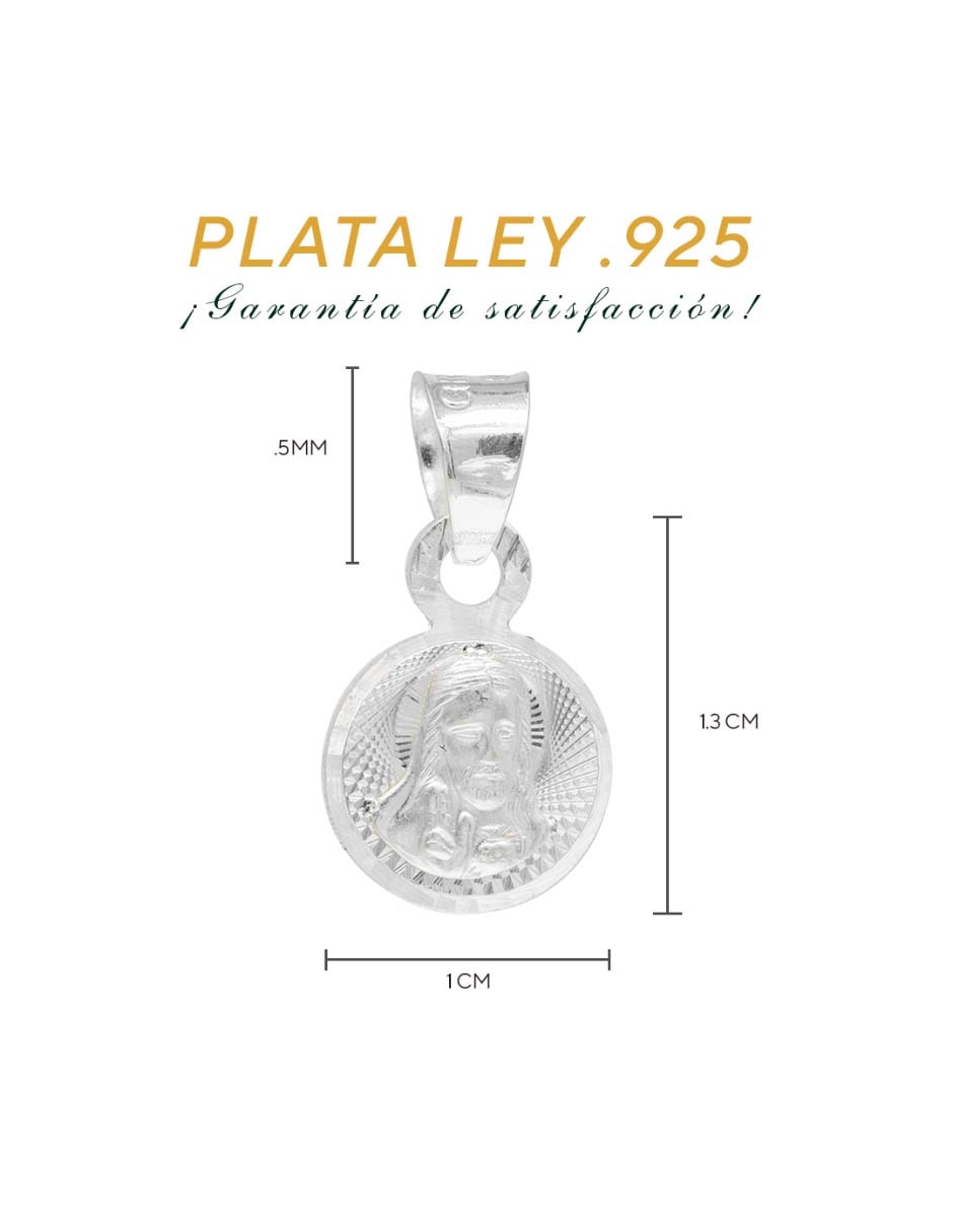 Dije Sagrado Corazón de plata P 925 4