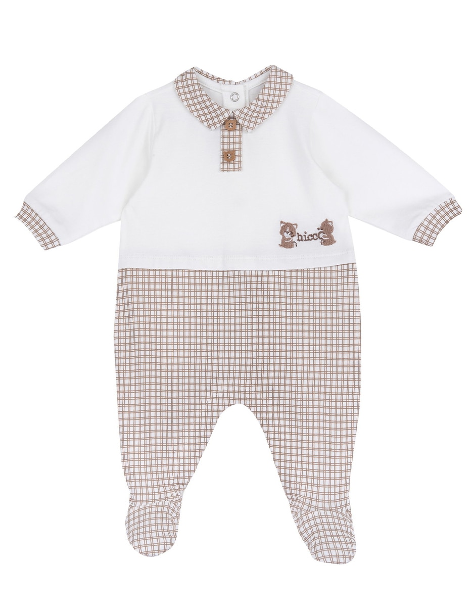 Mameluco my first chicco de algodón para bebé niño Mameluco my first chicco de algodón para bebé niño