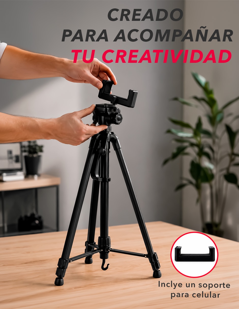 Tripie SX-TR9 de aluminio para celular 4