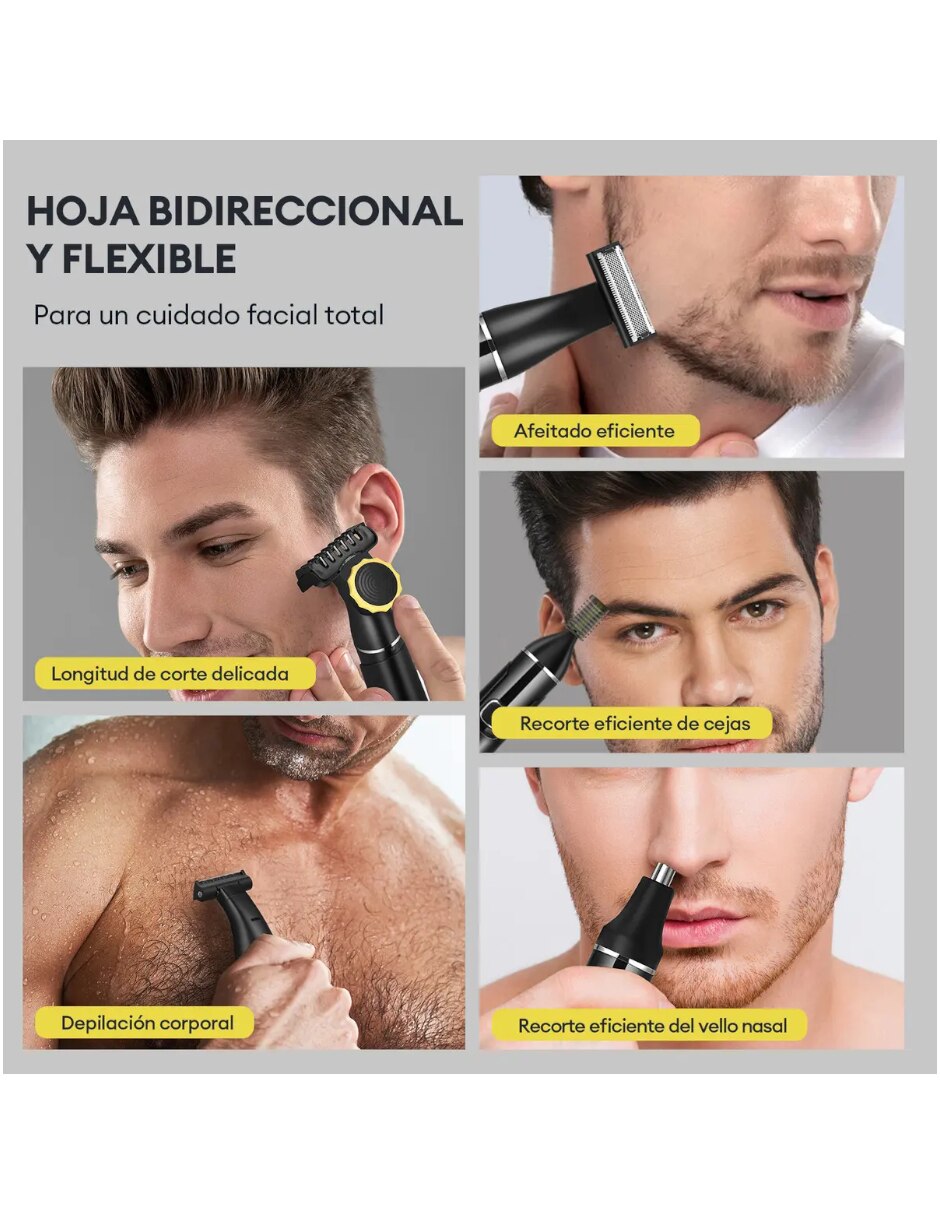 Recortadora de vello facial y corporal Genérica