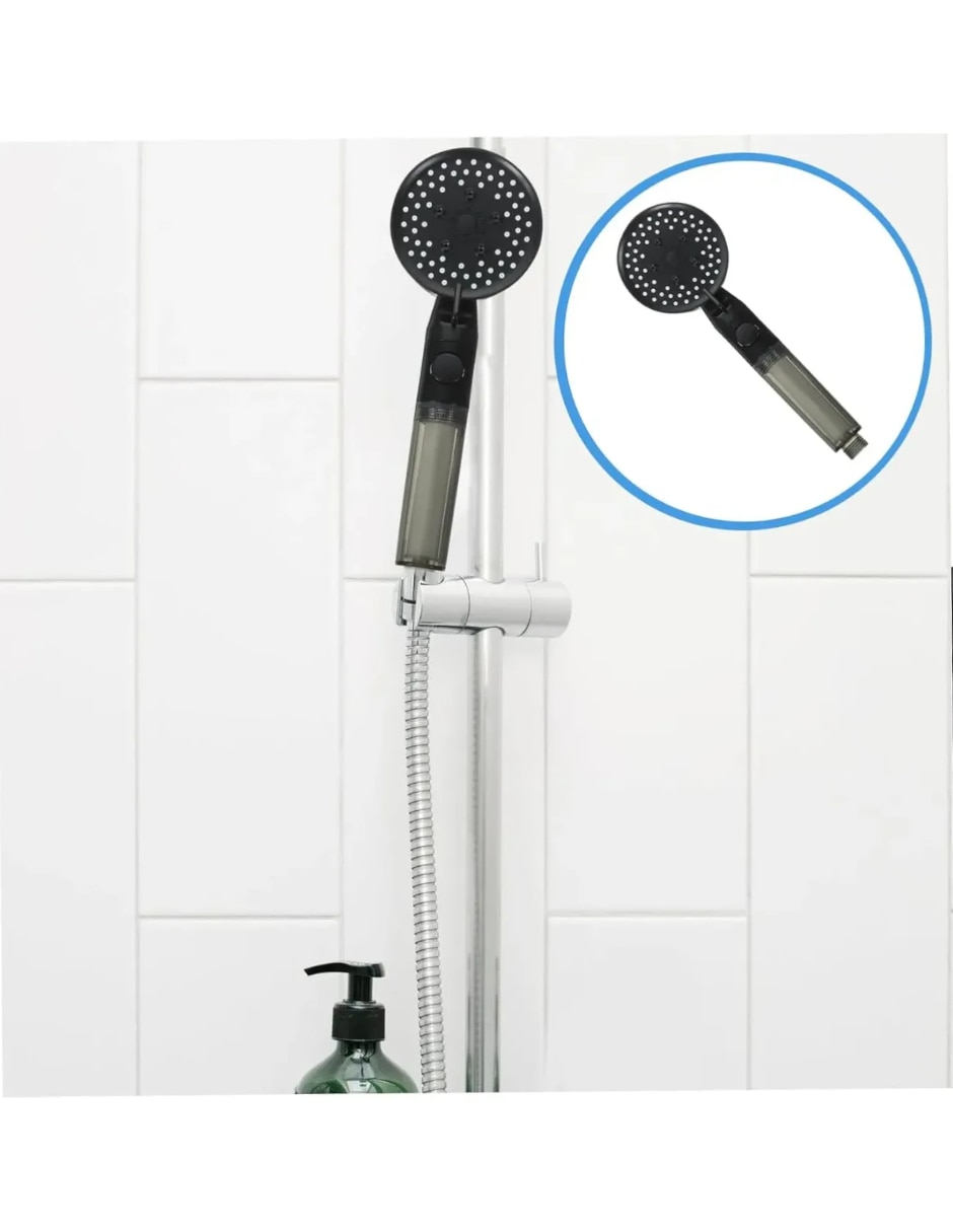 Juego de accesorios para baño de mezcla de materiales 8 piezas 2