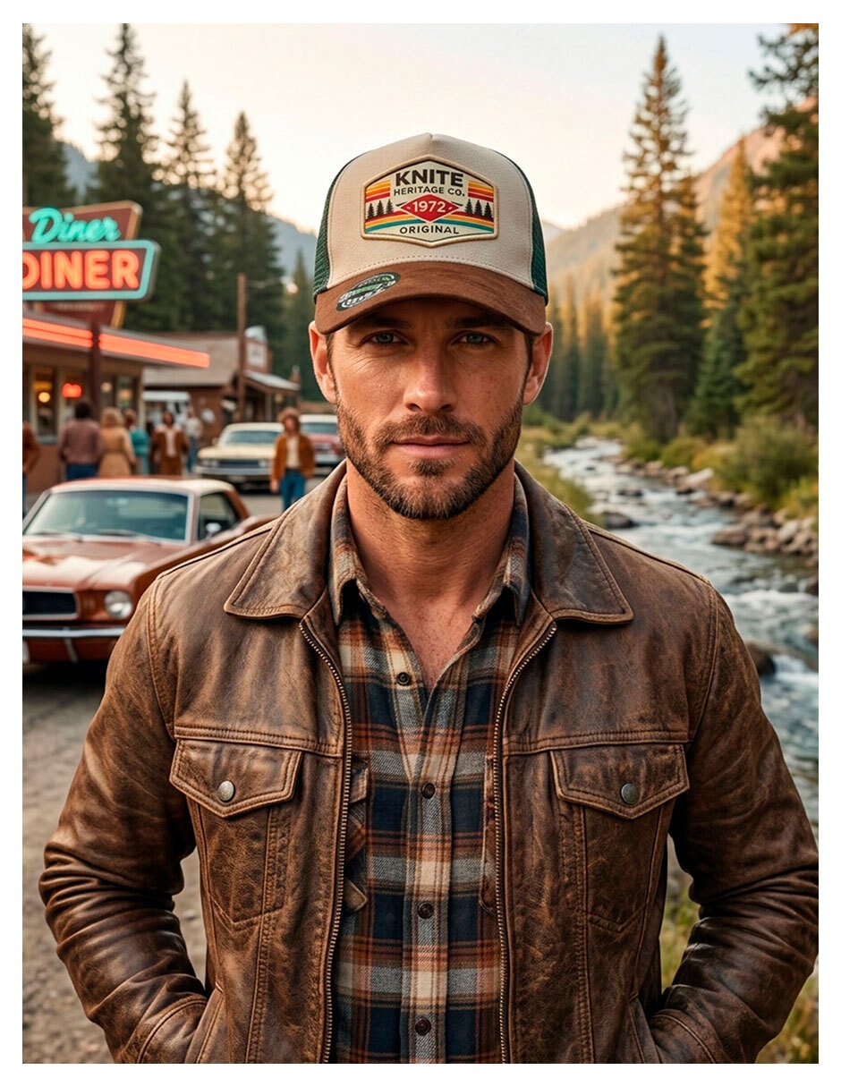 Gorra visera curva snapback casual Retro para hombre 6