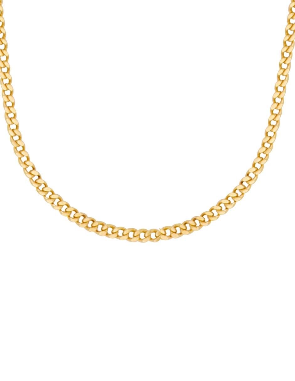 Collar de oro amarillo 14 k