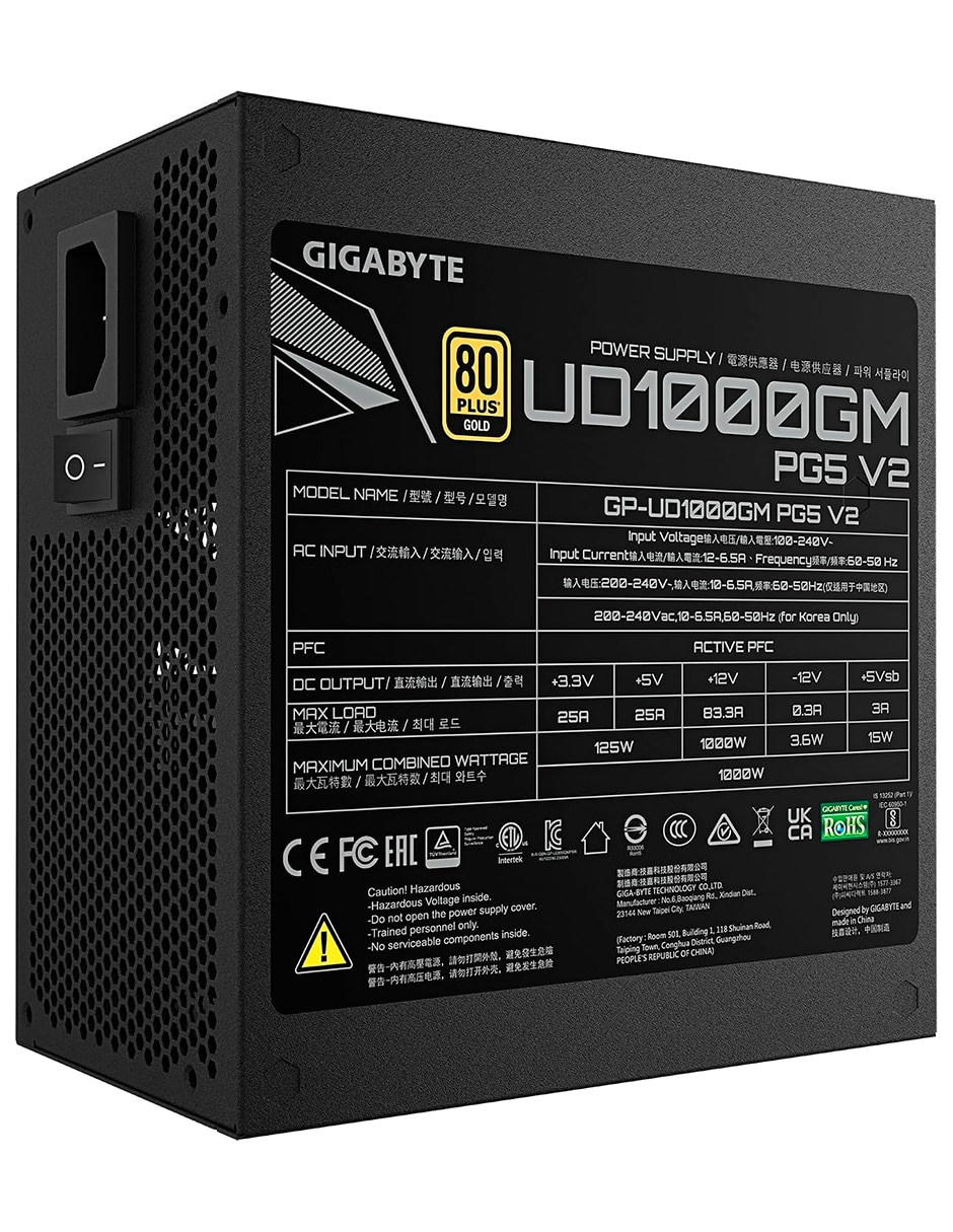 Fuente de poder GIGABYTE GP-UD1000GM PG5 V2