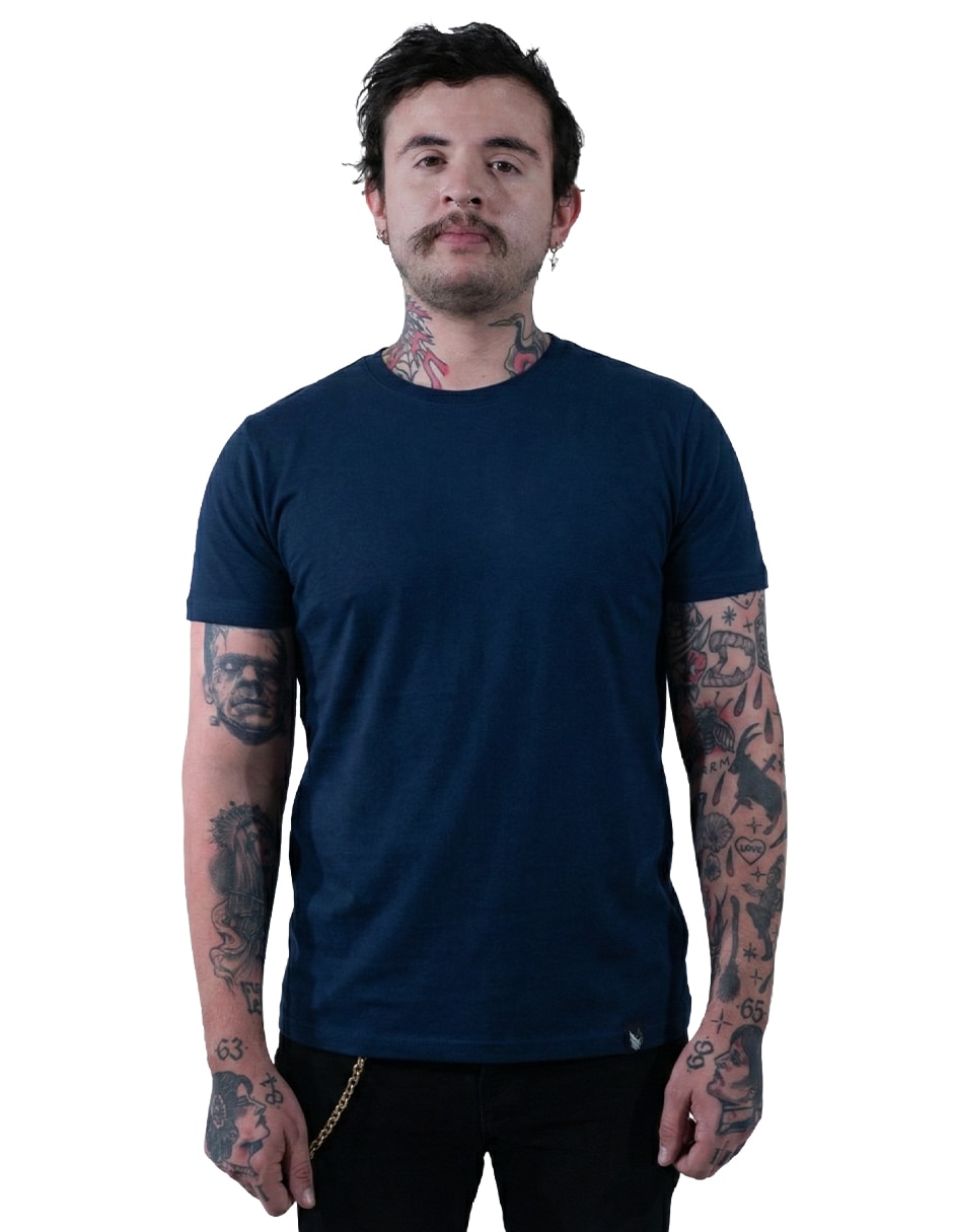 Playera cuello redondo para hombre 4