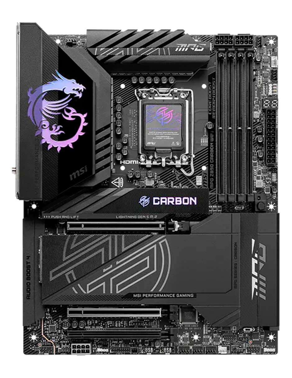 Tarjeta madre MPG Z890 CARBON WIFI Tarjeta madre MPG Z890 CARBON WIFI