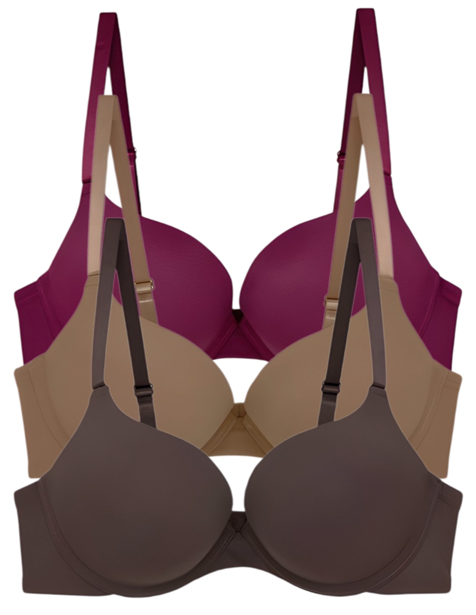 Brassiere demi copa Doble push up Seamless para Mujer 2