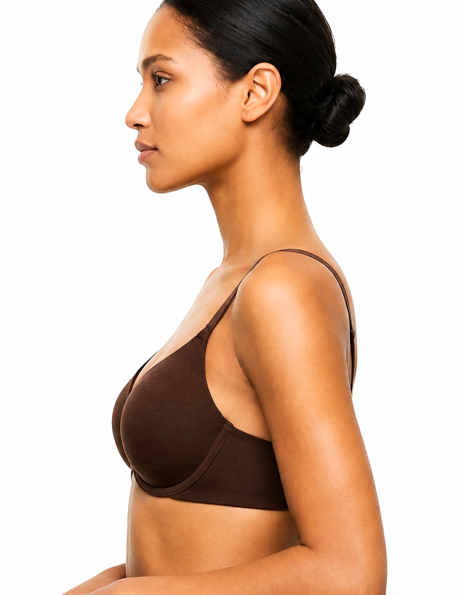 Brassiere demi copa Doble push up Seamless para Mujer 3